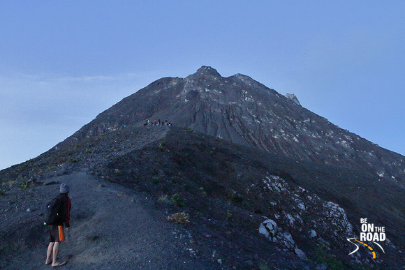 Trek to Gunung Merapi, an active volcano in Indonesia