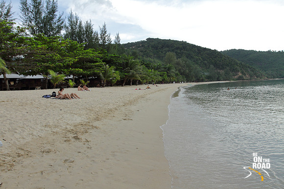 A relaxed beach holiday by the calm waters off Koh Phangnan, Thailand