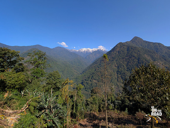 Spectacular panorama of Arunachal Pradesh shot somewhere between Mechuka and Aalo