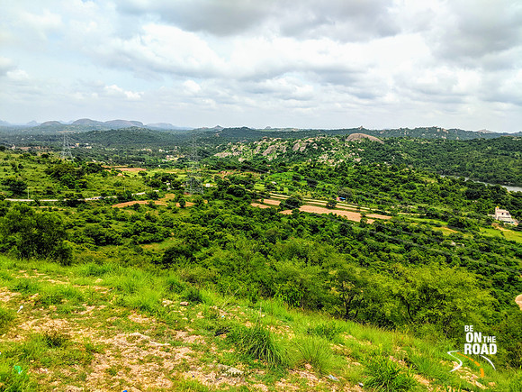 Fresh green landscape near Manchinebele Dam, Karnataka