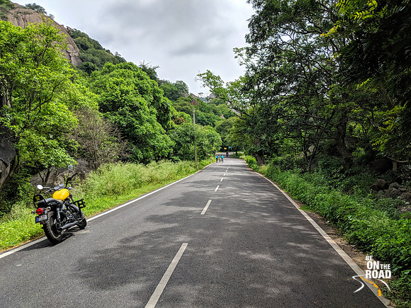 A motorcycle ride towards the hills of Savanadurga, Karnataka
