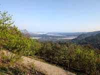 View of the Ranaghat bridge over the Siang (Brahmaputra) river at Pasighat, Arunachal Pradesh