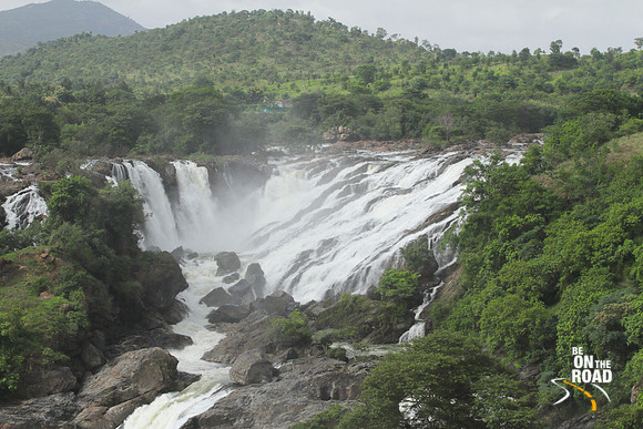 The beautiful Barachukki Falls on the river cauvery, Karnataka