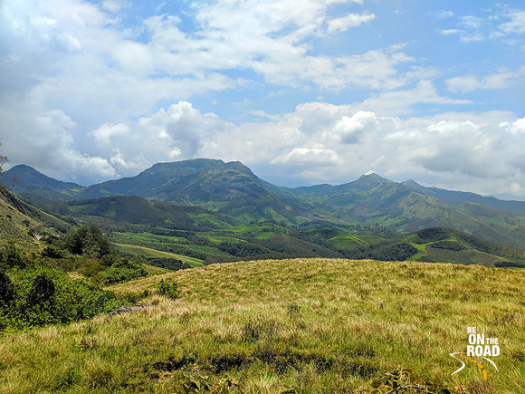 Spectacular view of the Western Ghats as seen from Eravikulam National Park, Kerala