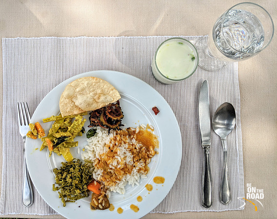 Traditional Kerala Lunch at Windermere Estate, Munnar