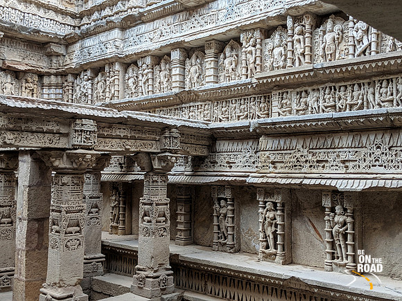 Gorgeous interiors  of Rani Ki Vav, Patan