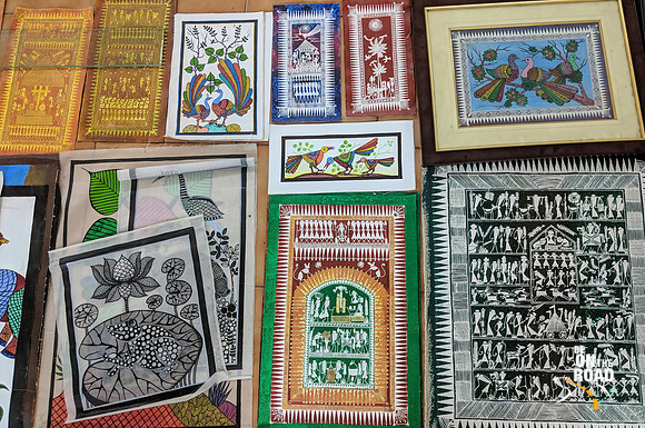Saora art and Pattachitra at Tribal Museum, Bhubaneshwar