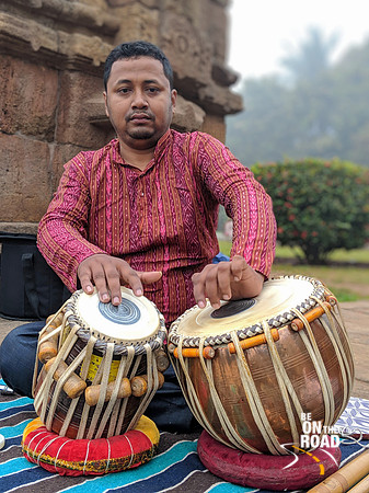 The musician and his tabla - Bhubaneshwar heritage walk