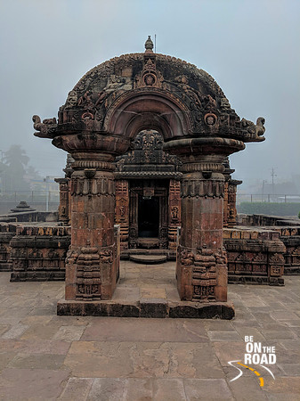 The arched gateway that greets visitors entering the Mukteswar Temple of Bhubaneshwar, Odisha