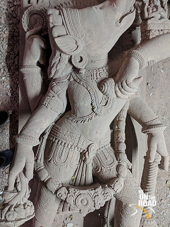 Varaha Avatar sculpted on stone by the artisans of Bhubaneshwar