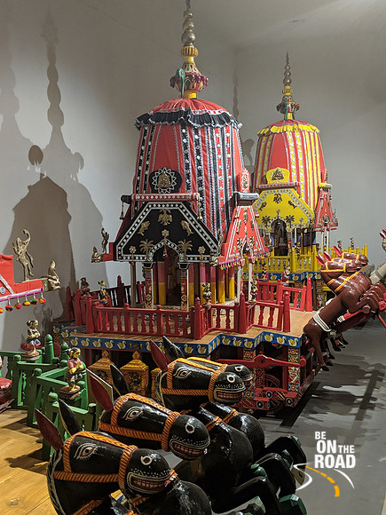 Chariots of Puri Jagannath Temple at Kala Bhoomi, Bhubaneshwar