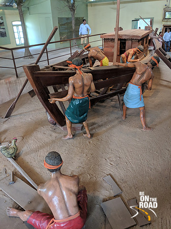 Boat at Odisha State Maritime Museum, Cuttack