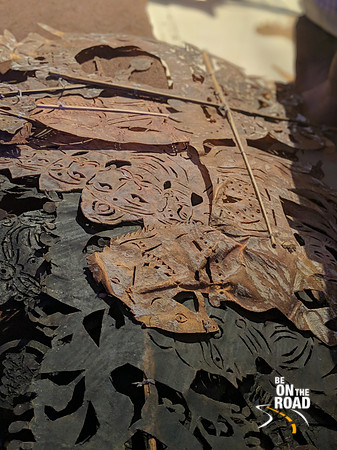 Leather puppets - part of the shadow puppetry heritage of Odisha