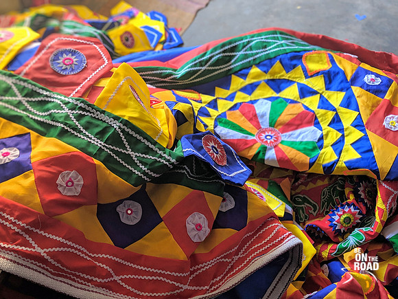 Colorful applique work of Pipli, Odisha