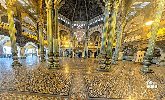 The beautiful interiors of Mysore Palace