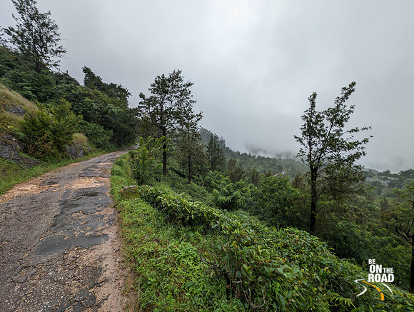 Misty Manjolai to Kakkachi road in the monsoons