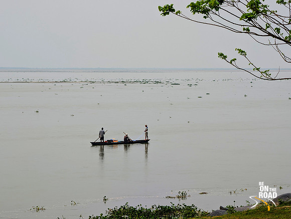 The mighty Brahmaputra river at Dibrugarh, Assam