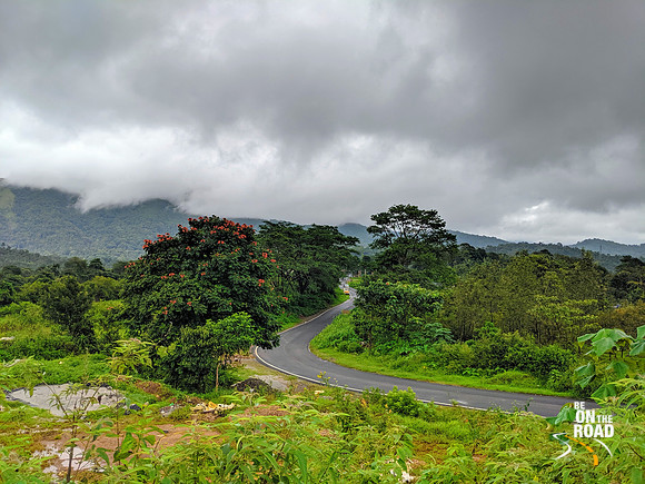 A monsoon view - Bhagamandala to Talacauvery