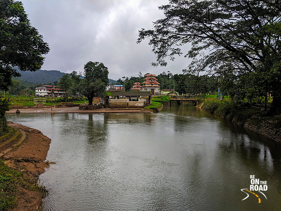 Confluence of Cauvery, Kanike and Sujyoti rivers at Bhagamandala, Coorg