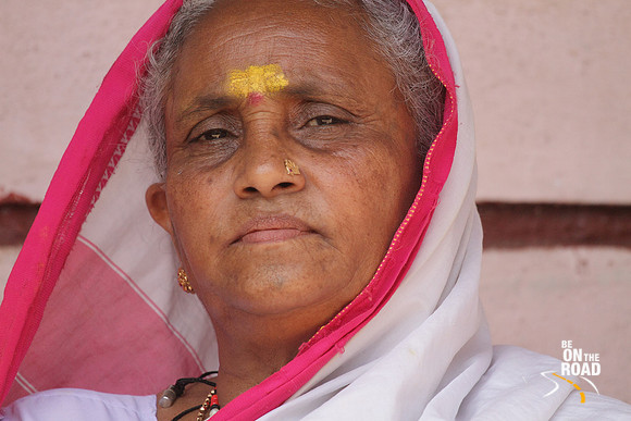 The face of a Lambani Tribal Woman at Dandeli, NW Karnataka