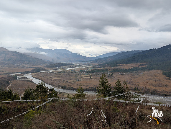 Mechuka valley view as seen from Samten Yangchak Monastery