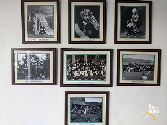 History on the walls of Jehan Numa Palace