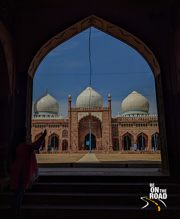 Praying at Taj-ul-Masajid, Bhopal