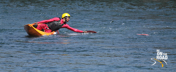 Losing the paddle while Kayaking on Dandeli's Kali river
