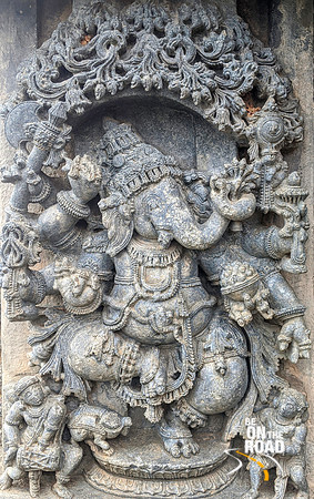 Dancing Ganesha or Tandav Ganesha at Lakshmi Narasimha Temple, Nuggehalli