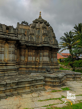 Sadashiva temple of Nuggehalli village on a monsoon morning