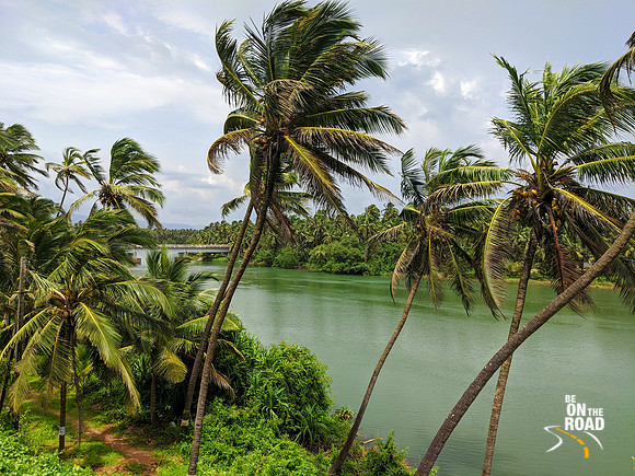 The river environment at Maravanthe, Karnataka