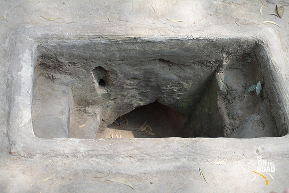 Cu Chi Tunnels built by the Viet Cong people of South Vietnam
