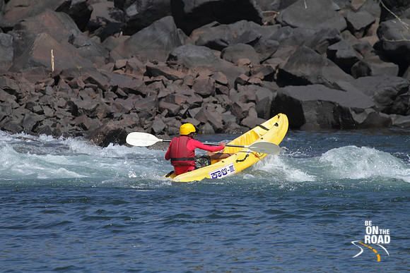 Kayaking - an adventure sport you can indulge in at Dandeli, Karnataka