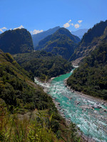 Emerald water of Dibang river near Anini, Arunachal pradesh