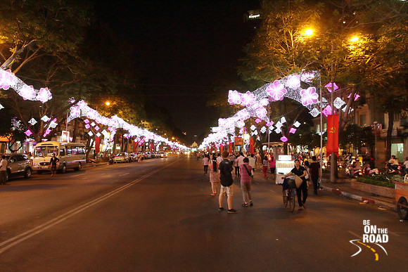 Streets of Ho Chi Minh City decked up to welcome the Tet New Year