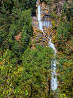 Stunning waterfall enroute Bruni near Tibet border, Arunachal Pradesh