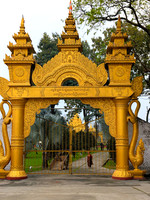 Entrance to the Golden Pagoda, Namsai, Arunachal Pradesh
