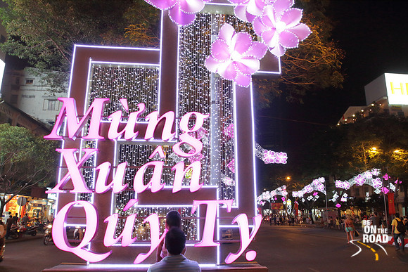 Ho Chi Minh is all done up for the Tet New Year