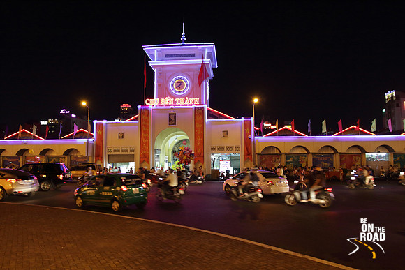 Cho Ben Thanh, one of Saigon's tourist markets