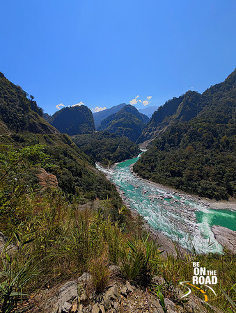 Scenic Dibang river near Anini