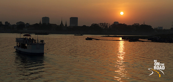 Sunset Mekong Cruise at Phnom Penh, Cambodia