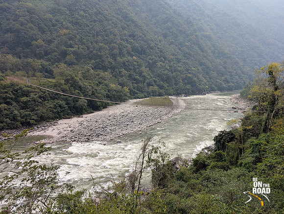 Wooden hanging bridges are lifeline of most tribal villages of Arunachal Pradesh