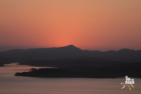 Sunset sky seen from Ganeshgudi, Karnataka