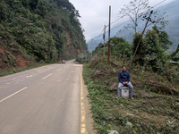 A photo-op during a pit stop enroute Mechuka, Arunachal Pradesh