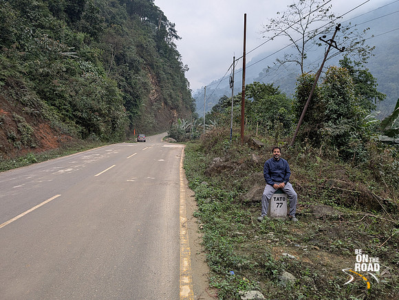 A photo-op during a pit stop enroute Mechuka, Arunachal Pradesh