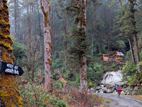 The last cafe of India - near Lamang, Arunachal pradesh