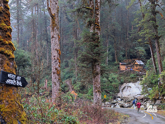 The last cafe of India - near Lamang, Arunachal pradesh