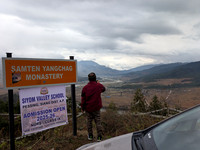 Madan enjoying Mechuka valley view