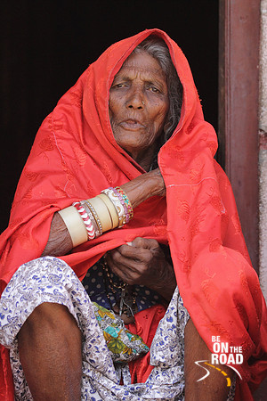 An Elderly Woman from the nomadic Lambani Tribe