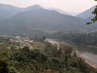 Lovely village enroute Mechuka in Arunachal Pradesh